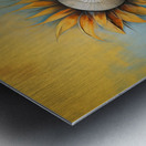 Flamboyant - Bold Sunflower Art Prints Metal print