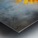 Fire And Ice - Sunflower Contrast Art Prints Impression metal