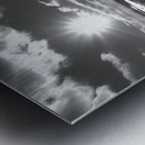 Aequo Animo – Even-Minded Seascape Art Print Metal print