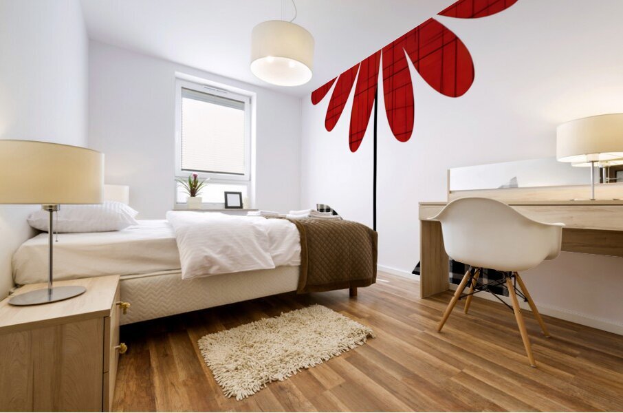 Plaid Botanica 10 - Graphic Floral Art Prints Mural print