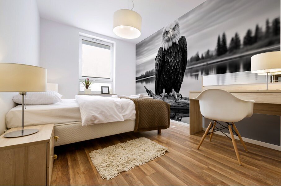 Looking Through You - Reflective Minimalist Landscape Art Prints Mural print