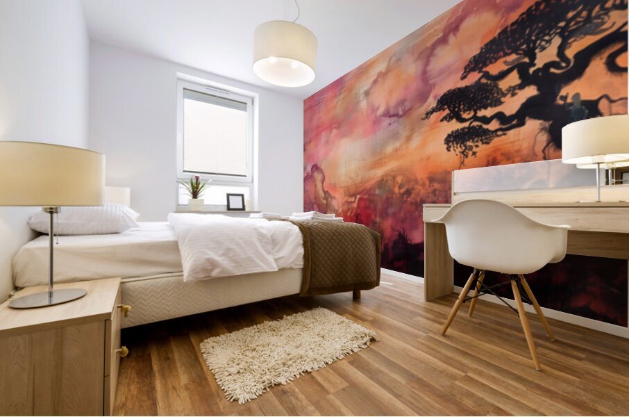 Yuyake No Kodo 夕焼けの鼓動 - Heartbeat Of The Sunset - Japanese Sunset Art Prints Impression murale