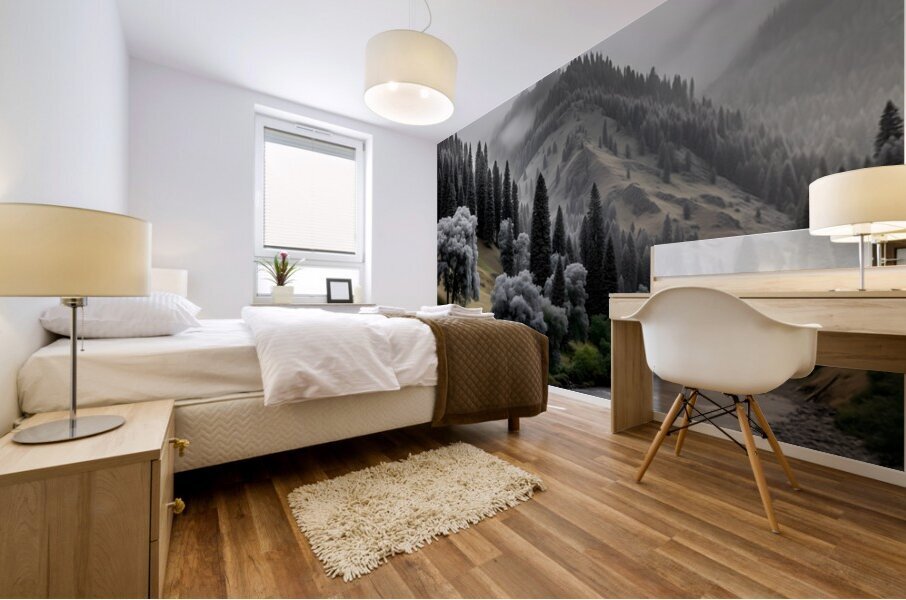 Be Still And Know - Inspirational Landscape Art Prints Mural print