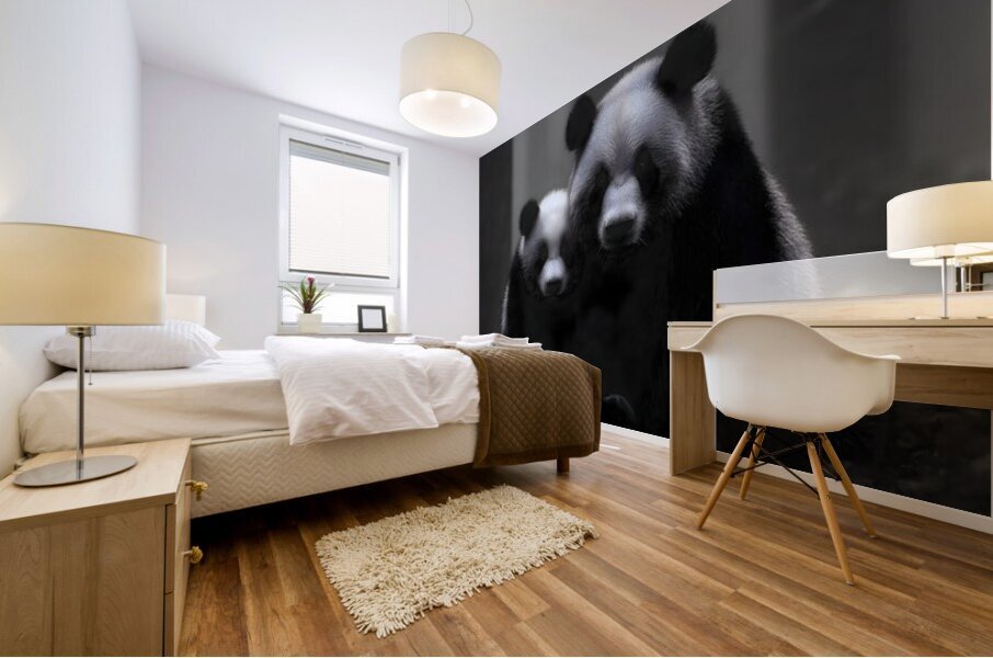 Stealth Mode - Bear Portrait Art Prints Mural print