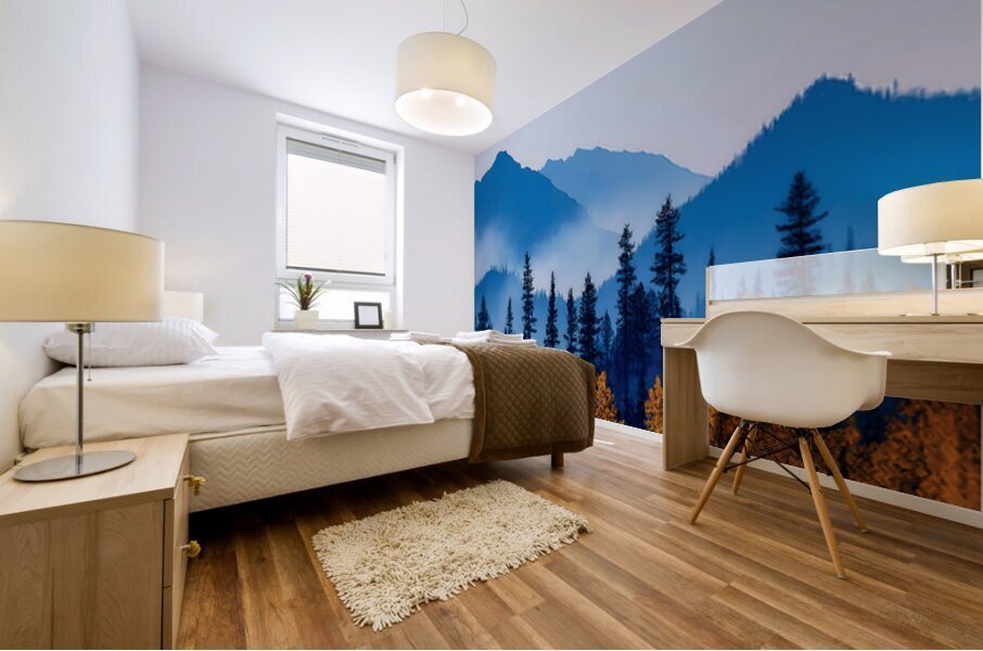 Horizon – Minimal Landscape Art Print Mural print