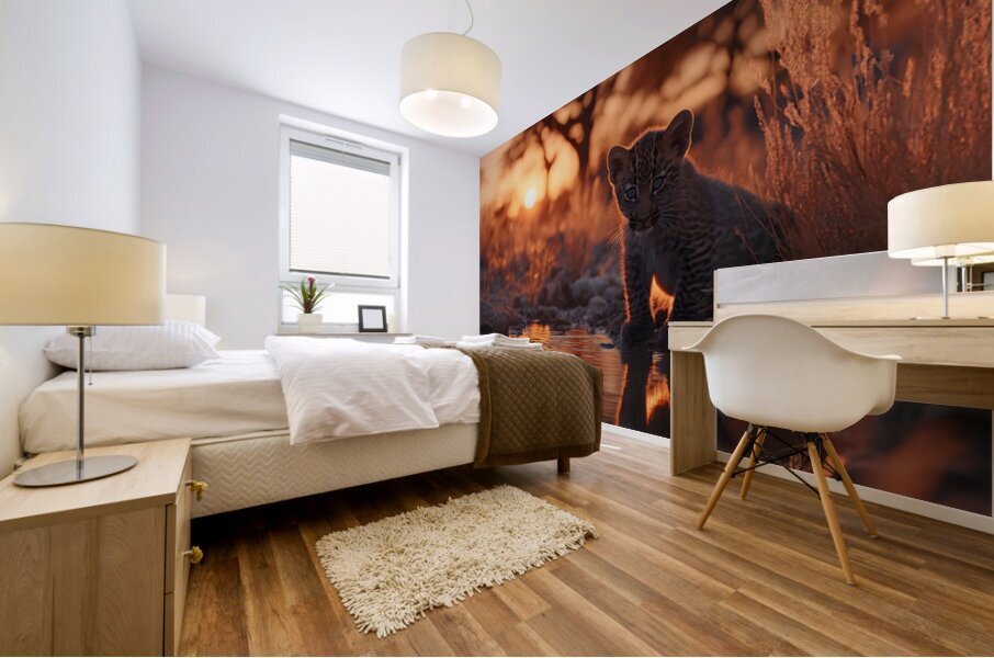 The Gaze – Wildlife Portrait Art Print Impression murale