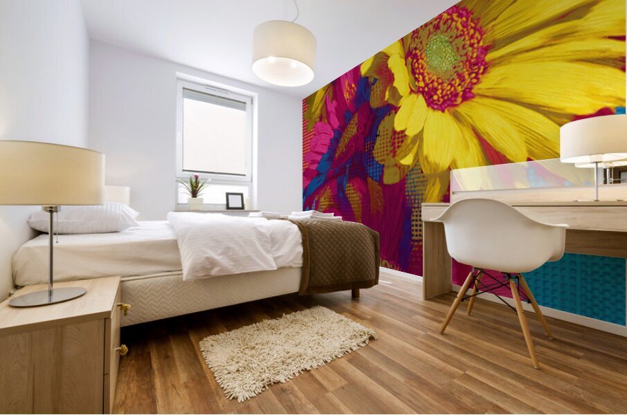 Atomic Blossom Mural print