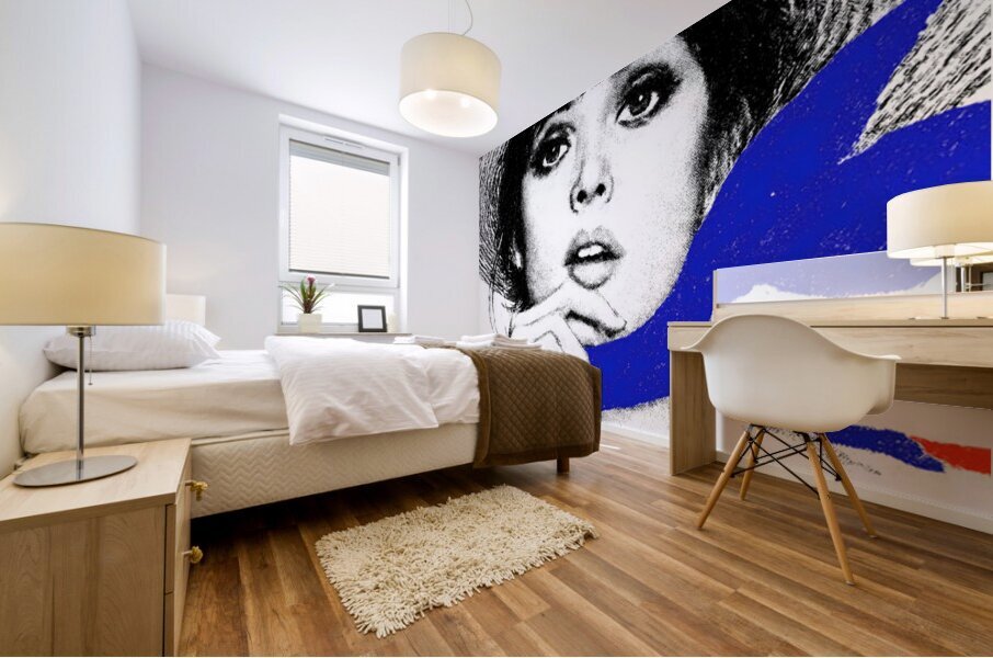 Pop Silence – Pop Art Portrait Art Print Mural print