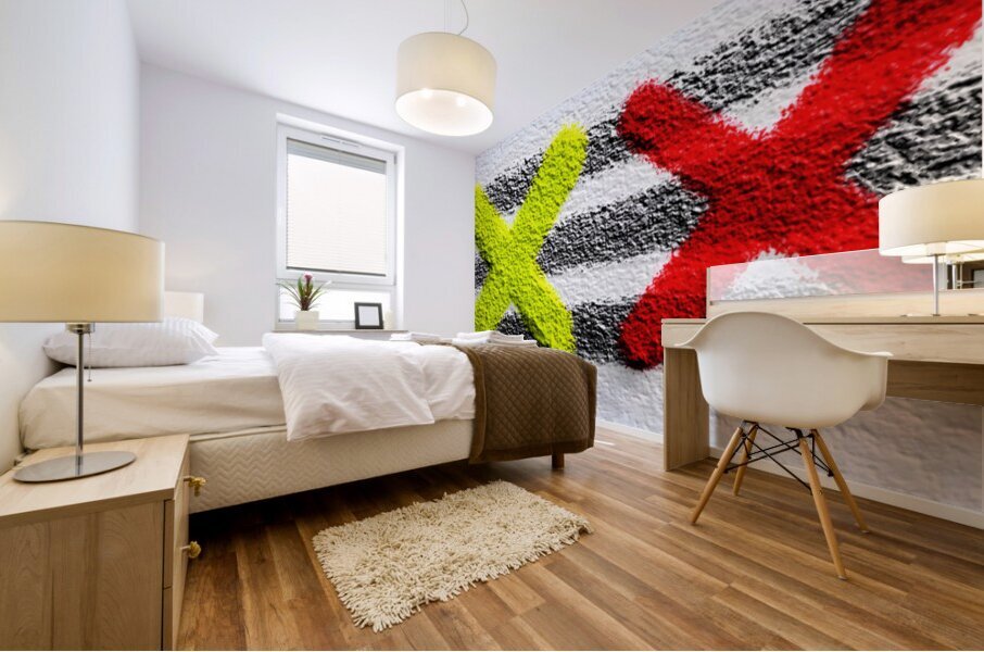 Signal Marks – Minimalist X Pop Print Impression murale