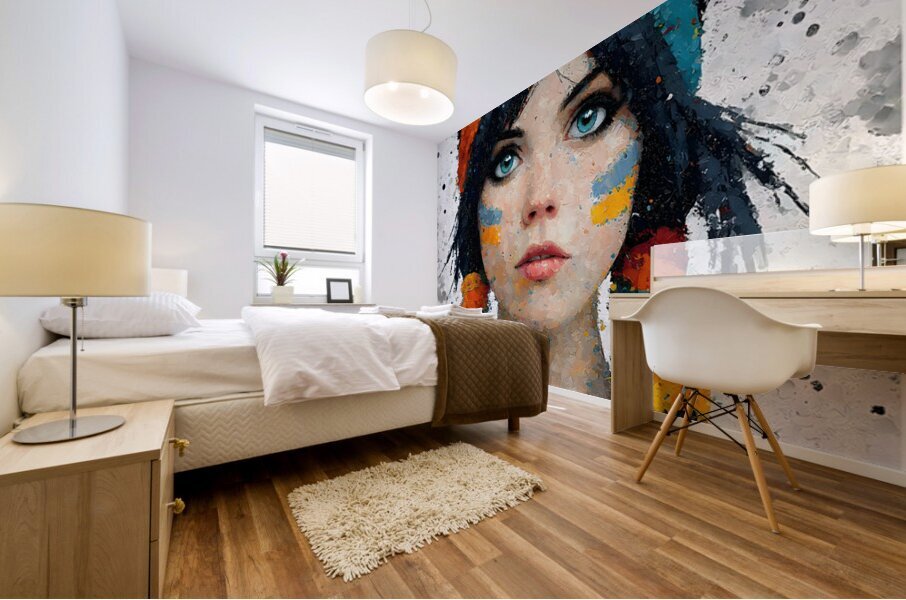 Who Told You  – Modern Portrait Print Mural print