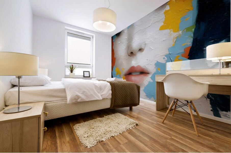 Faces of Panic II – Pop Expressionism Print Mural print