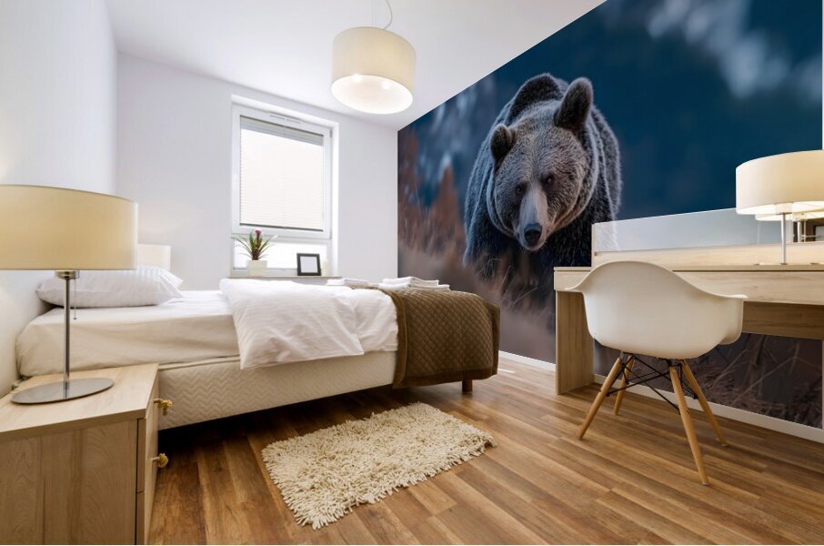 Alpine Titan – Grizzly Bear Print Mural print