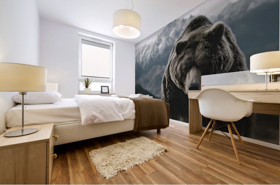 Summit Guardian – Kodiak Bear Print Mural print