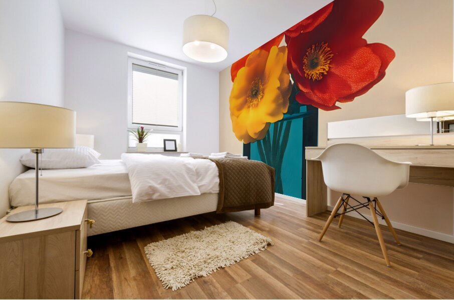 Amber Glass – Bold Bloom Print Impression murale