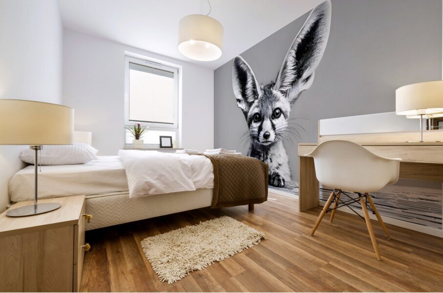 Loud and Clear – Fennec Fox Portrait Print Impression murale