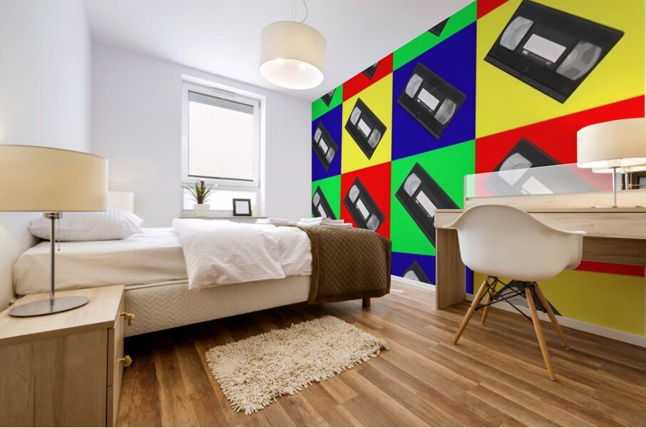 Be Kind Rewind – VHS Pop Art Print Mural print