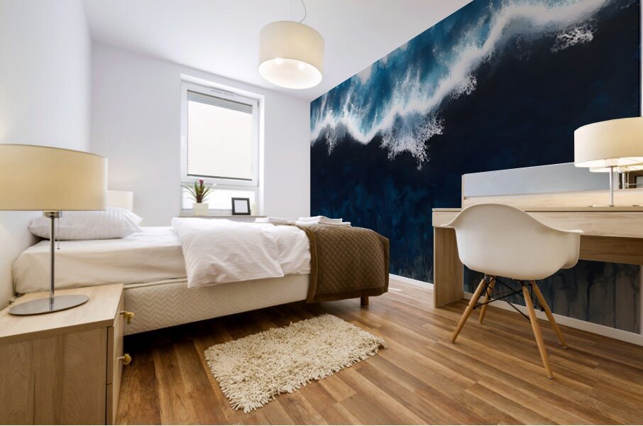 Deep Surge – Abstract Ocean Print Impression murale