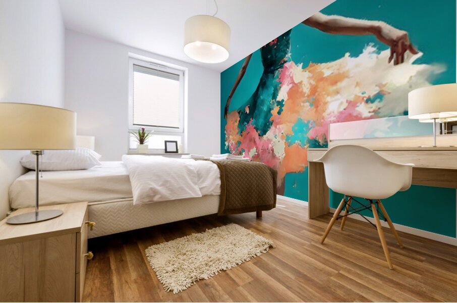 Blooming Pirouette – Ballerina Print Mural print