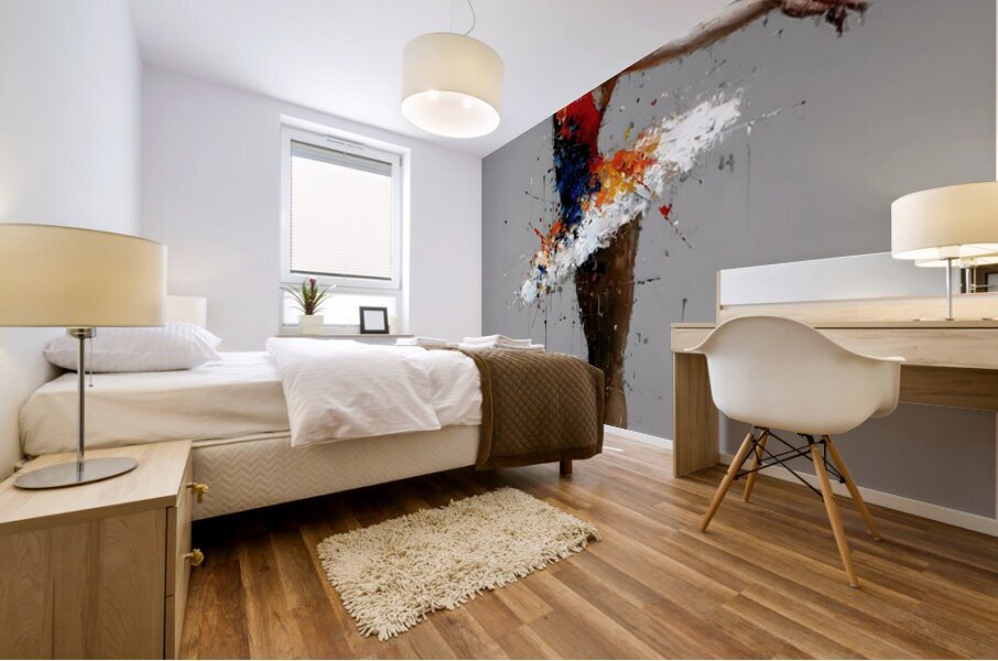 Painted Arabesque – Ballerina Print Mural print