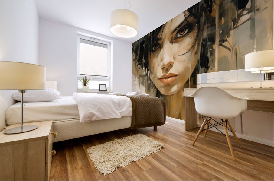 SUS – Suspicion in Dripping Paint Print Mural print