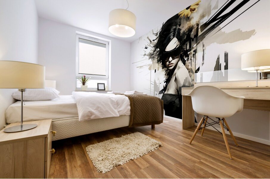 Assassin –  Womens Portrait Art Print Impression murale