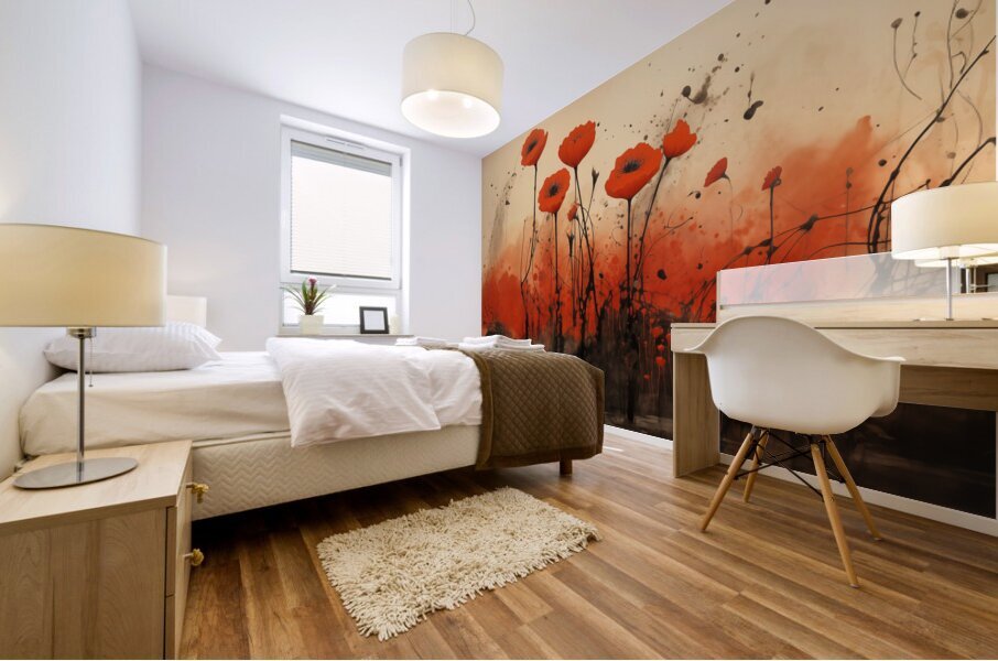 Joy - Whimsical Pop Portrait Art Prints Mural print