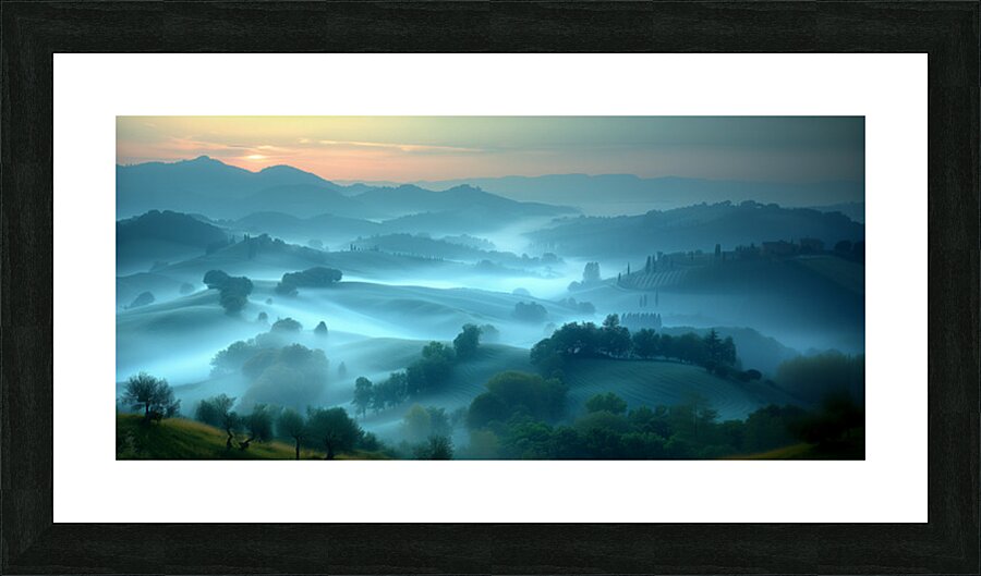 Beneath The Breath Of Dawn - Sunrise Landscape Art Prints Picture Frame print