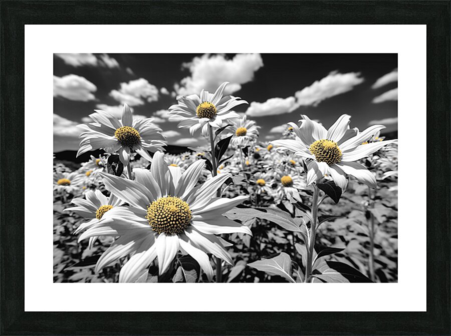 Motion Blur - Abstract Floral Motion Art Prints Picture Frame print