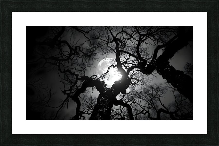 Midnight - Nocturne Landscape Art Prints Picture Frame print