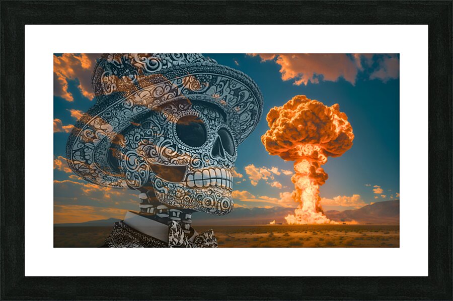 El Ultimo Baile - The Last Dance - Spanish Floral Art Prints Picture Frame print