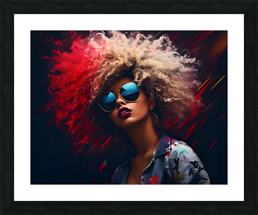 Stunna - Pop Surreal Portrait Art Prints Picture Frame print