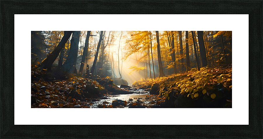 Noyau De Lumiere - Core Of Light - Minimal Landscape Art Prints Picture Frame print