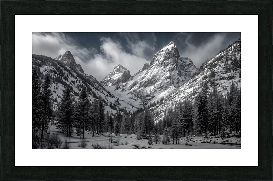 Where Giants Sleep - Mountain Landscape Art Prints Impression et Cadre photo
