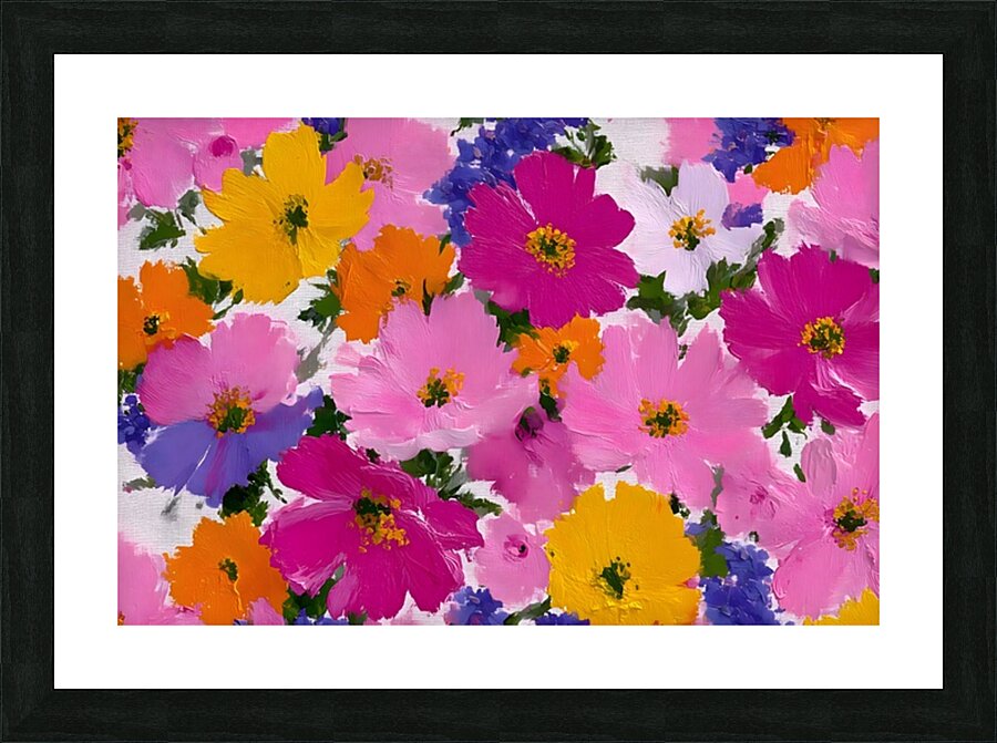 Eclat De Couleurs - Burst Of Colors - Abstract Floral Art Prints Impression et Cadre photo