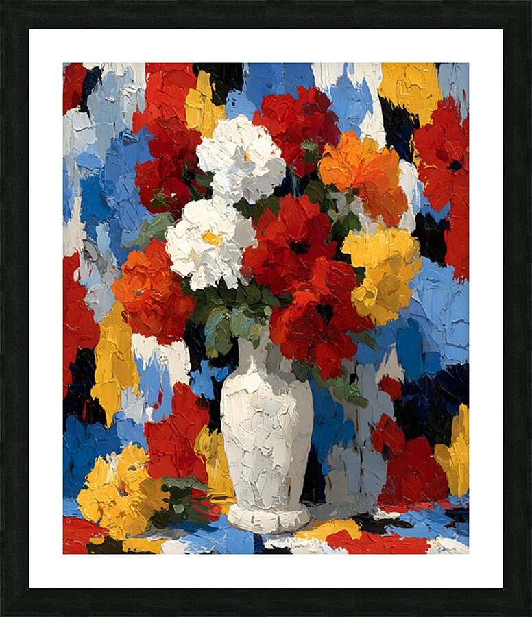 Explosion De Couleurs - Explosion Of Colors - Abstract Floral Art Prints Impression et Cadre photo