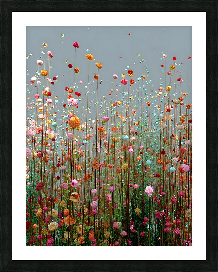 Elevation Botanique - Botanical Elevation - Contemporary Floral Art Prints Picture Frame print