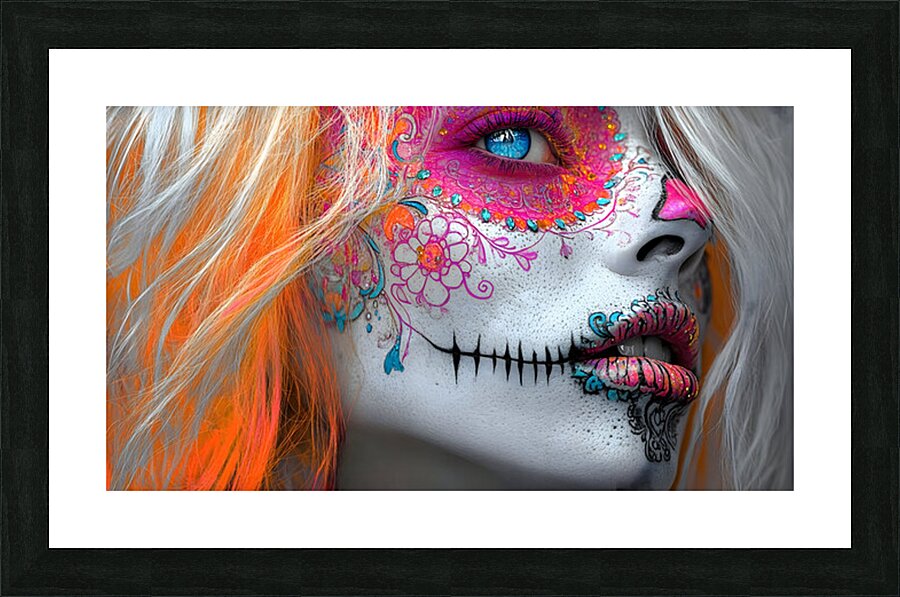 Ojos De Cielo - Eyes Of Heaven - Surreal Eye Art Prints Picture Frame print