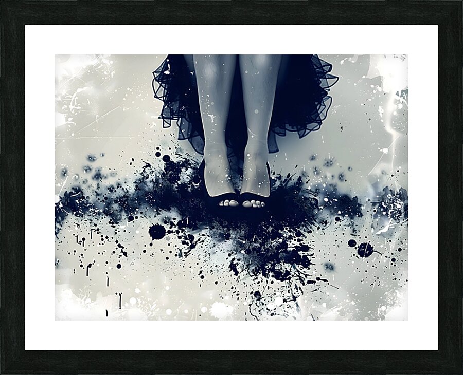 Only Feet Abstract - Playful Graphic Art Prints Impression et Cadre photo