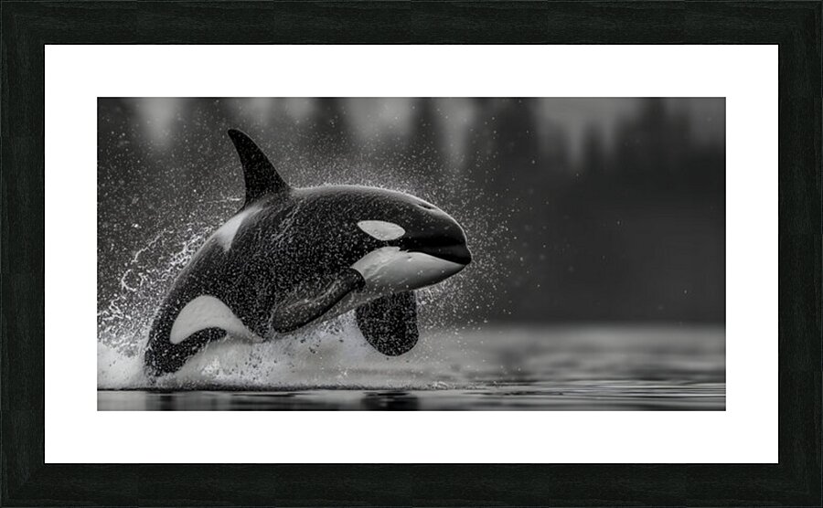 Ambush - Orca Wildlife Art Prints Impression et Cadre photo