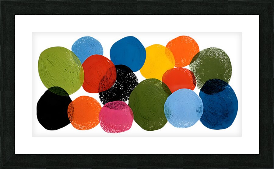 Pop Logic – Colorful Abstract Art Print Picture Frame print