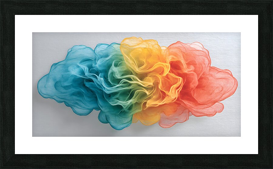 Ethereal Pulse – Soft Abstract Art Print Picture Frame print