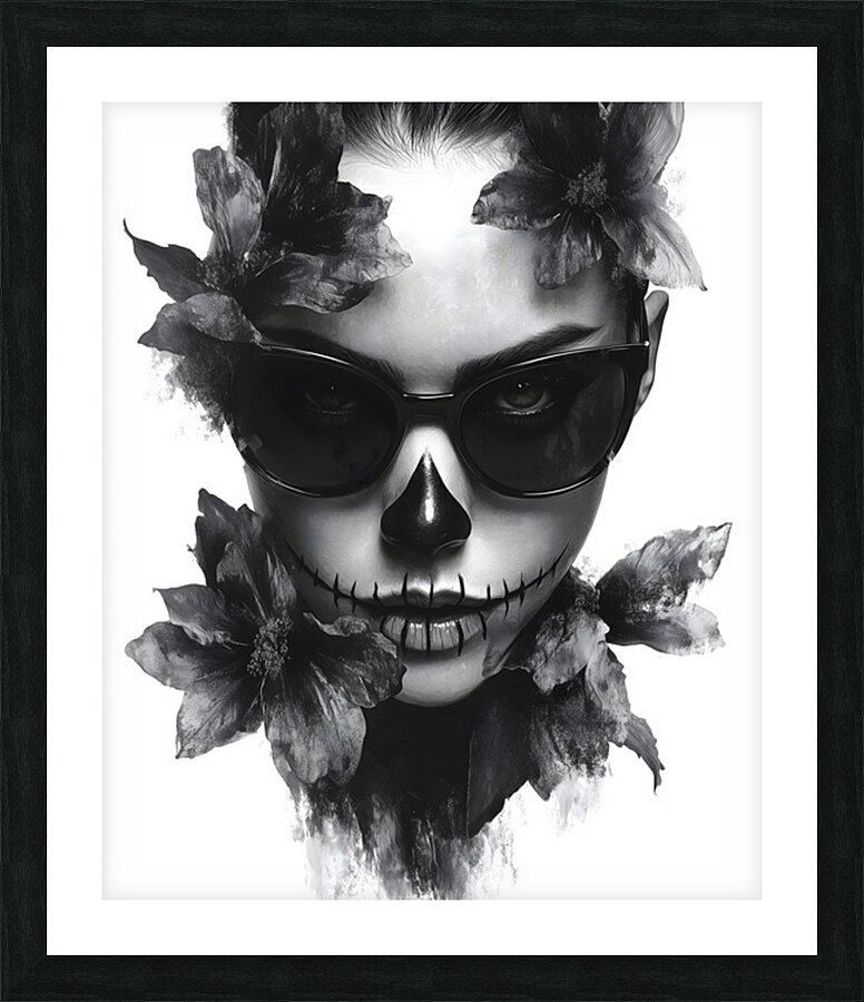 El Arte de Matar – The Art of the Kill Sugar Skull Art Print Picture Frame print