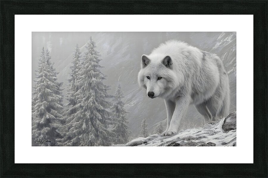 Quiet Companion – Wildlife Portrait Art Print Picture Frame print