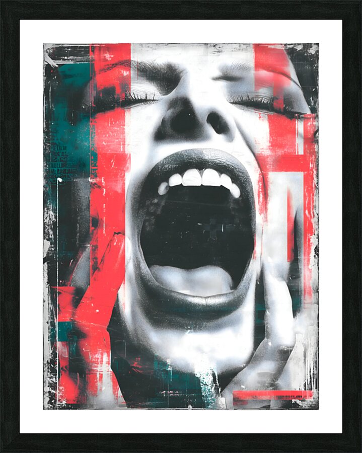 Censored – Pop Protest Poster Art Print Picture Frame print