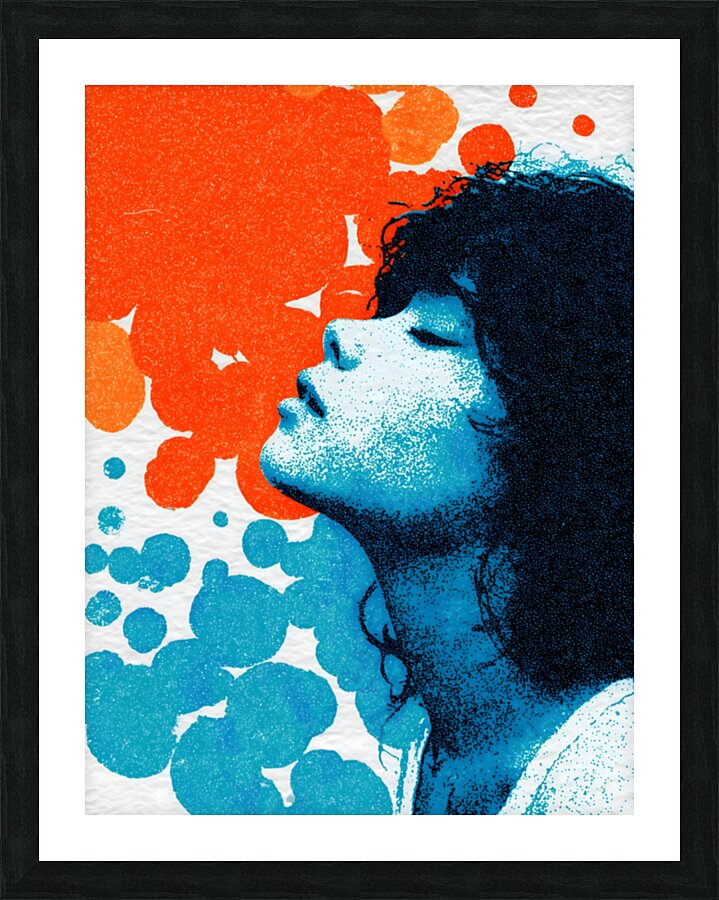 The Breath of Dreams – Vintage Abstract Portrait Art Print Picture Frame print