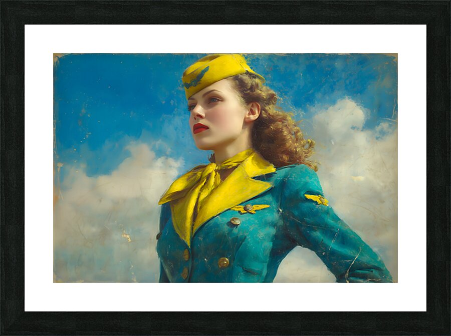 Pride of the Sky – Vintage Portrait Art Print Picture Frame Printing