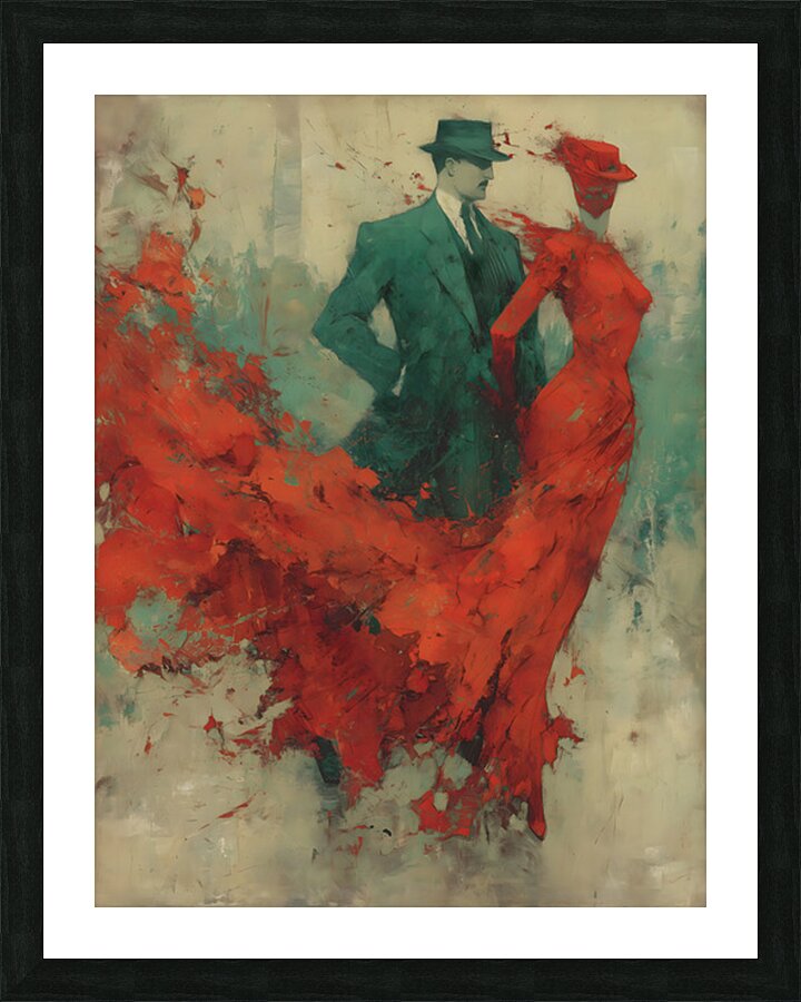 Le Feu de l’Elegance – The Fire of Elegance Vintage Poster Art Print Picture Frame print