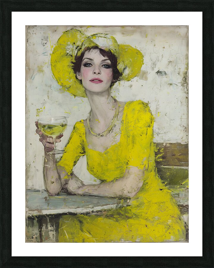 L’Elegance Citron – Lemon Elegance Vintage Poster Art Print Picture Frame print