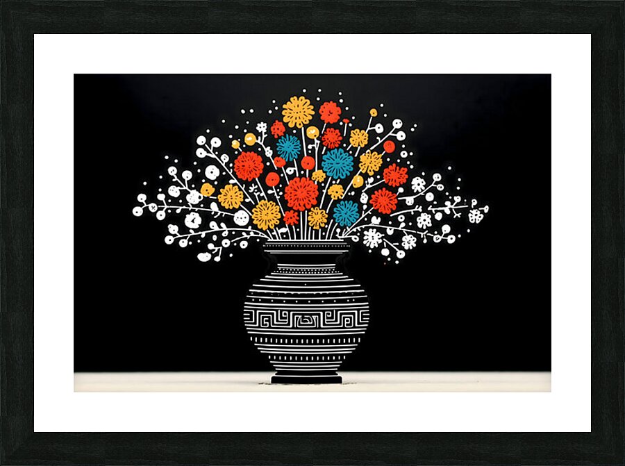 Pop Botanique – Botanical Pop Art Print Picture Frame print