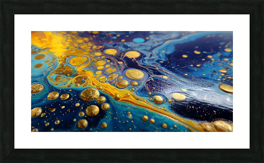 Liquid Groove – Fluid Abstract Art Print Picture Frame print